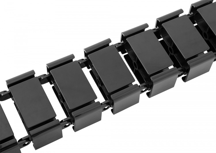 DELTACO Office, Spine Cable Organizer & Hider, White DELTACO Office, Spine Cable Organizer & Hider, White