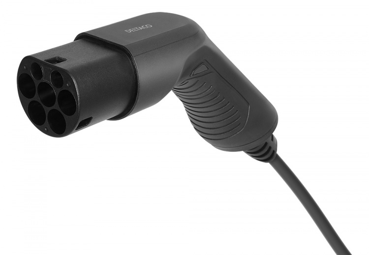 DELTACO EV-cable type 2 - type 1, 1 phase, 16A, 5M