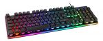DELTACO GAMING DK220 tangentbord, membranbrytare, nordisk, RGB