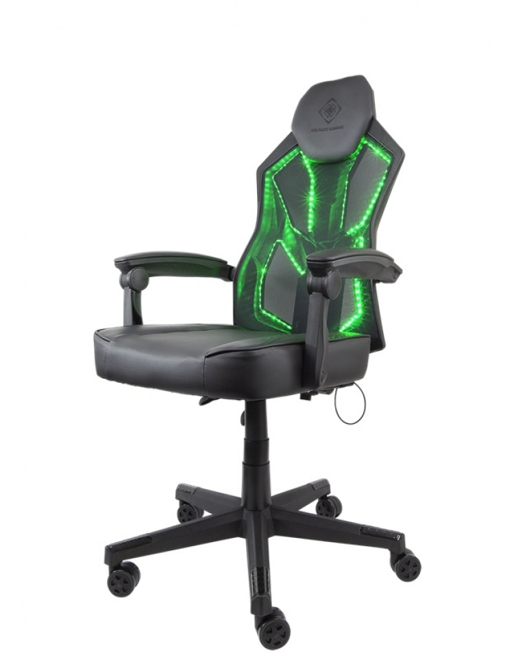 Buy DELTACO GAMING stol med RGB belysning