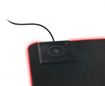 DELTACO GAMING RGB mousepad, fast wireless charging, 900x400x4mm DELTACO GAMING RGB mousepad, fast wireless charging, 900x400x4mm