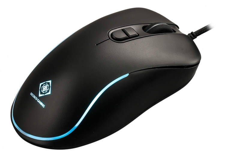 Deltaco Gaming DM120 gaming mouse, RGB, 800-3200 DPI, 125 Hz, RGB LED, USB