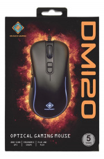 Deltaco Gaming DM120 gaming mouse, RGB, 800-3200 DPI, 125 Hz, RGB LED, USB