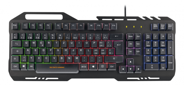 DELTACO GAMING 3-in-1 Gaming kit, Rainbow LED backlight, black DELTACO GAMING 3-in-1 Gaming kit, Rainbow LED backlight, black