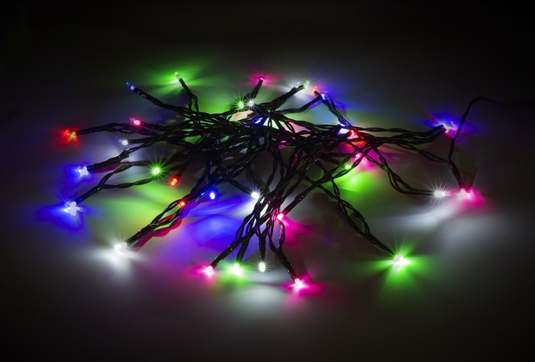 NordicHome Light chain, 5 m, 40 LED, transformator, outdoor, RGB