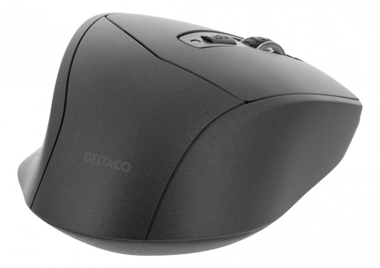 DELTACO silent wireless mouse, bluetooth, 1x AA, 800-1600 DPI, dark gr DELTACO silent wireless mouse, bluetooth, 1x AA, 800-1600 DPI, dark gr