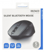 DELTACO silent wireless mouse, bluetooth, 1x AA, 800-1600 DPI, dark gr DELTACO silent wireless mouse, bluetooth, 1x AA, 800-1600 DPI, dark gr
