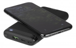 DELTACO power bank 10 000 mAh, Qi 10 W, USB-C PD, USB-A fast charging