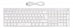 DELTACO fullsize bluetooth keyboard, aluminium, rechargeable battery,