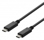 DELTACO USB 2.0 USB-C - USB-C charging cable, 3A, 2m, black DELTACO USB 2.0 USB-C - USB-C charging cable, 3A, 2m, black