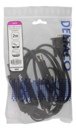 DELTACO VGA & Audio - HDMI cable, USB powered, 2m, blackDELTACO VGA & DELTACO VGA & Audio - HDMI cable, USB powered, 2m, blackDELTACO VGA &