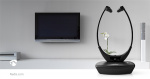 Nedis Wireless TV Headphones | RF | In-Ear | Battery play time: 4.5 hrs | 35 m | Digital Audio | Charging dock | Balance control | Black