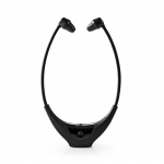 Nedis Wireless TV Headphones | RF | In-Ear | Battery play time: 4.5 hrs | 35 m | Digital Audio | Charging dock | Balance control | Black