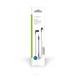 Nedis Wired Earphones | 3.5 mm | Cable length: 1.20 m | Volume control | Black