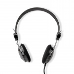 Nedis On-Ear Wired Headphones | 3.5 mm | Cable length: 1.10 m | Black