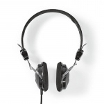 Nedis On-Ear Wired Headphones | 3.5 mm | Cable length: 1.10 m | Black