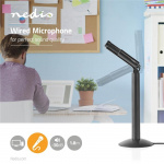 Nedis Microphone | Used for: Desktop / Notebook / Smartphone / Tablet | Wired | 1x 3.5 mm