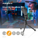 Nedis Microphone | Used for: Desktop / Notebook | Wired | 1x USB