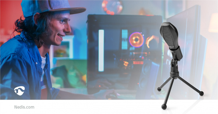 Nedis Microphone | Used for: Desktop / Notebook | Wired | 1x USB