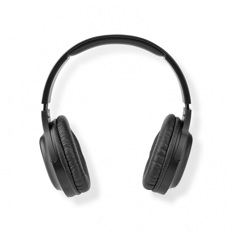 Nedis Wireless Over-Ear Headphones | Battery play time: 20 hrs | Built-in microphone | Press Control | Voice control support | Volume control | Travel case included | Black