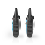 Nedis Walkie-Talkie Set | 2 Handsets | Up to 3 km | Frequency channels: 3 | PTT | up to 3 Hours | Black / Blue Nedis Walkie-Talkie Set | 2 Handsets | Up to 3 km | Frequency channels: 3 | PTT | up to 3 Hours | Black / Blue