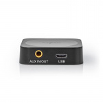 Nedis Bluetooth® Transmitter Receiver | Audio / video / data connections input: 1x AUX | Audio / video / data connections output: 1x AUX | SBC | Up to 1 Device | Battery play time: 6 hrs | Black