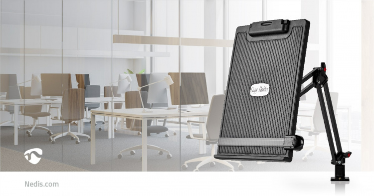 Nedis Copy Holder | Clip | Suitable for paper size: A4 | Adjustable Angle / Full Motion | Swivel angle: 360 ° Nedis Copy Holder | Clip | Suitable for paper size: A4 | Adjustable Angle / Full Motion | Swivel angle: 360 °