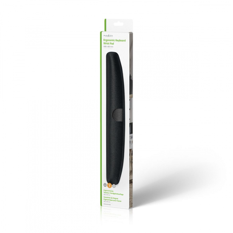 Nedis Gel Keyboard Wrist Pad | Lycra / PU | Yes Nedis Gel Keyboard Wrist Pad | Lycra / PU | Yes