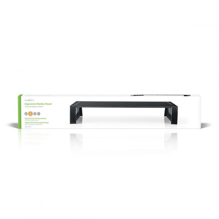 Nedis Monitor Stand | Ergonomics: Yes | Maximum carrying capacity: 16 kg | Universal | Adjustable height: No