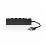Nedis USB Hub | USB-A Male | 4x USB A Female | 4 port(s) | USB 2.0 | USB Powered Nedis USB Hub | USB-A Male | 4x USB A Female | 4 port(s) | USB 2.0 | USB Powered