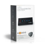 Nedis USB Hub | USB Micro-B Female | USB-A Female | 5 port(s) | QC3.0 / USB 3.2 Gen 1 | Mains Powered / USB Powered | 5 Gbps | 5x USB