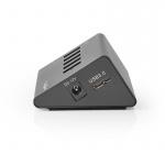 Nedis USB Hub | USB Micro-B Female | USB-A Female | 5 port(s) | QC3.0 / USB 3.2 Gen 1 | Mains Powered / USB Powered | 5 Gbps | 5x USB