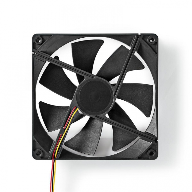 Nedis DC Fan | DC | Fan size: 140 mm | 3-Pin | 24.9 dBA | Black Nedis DC Fan | DC | Fan size: 140 mm | 3-Pin | 24.9 dBA | Black