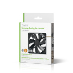 Nedis DC Fan | DC | Fan size: 140 mm | 3-Pin | 24.9 dBA | Black Nedis DC Fan | DC | Fan size: 140 mm | 3-Pin | 24.9 dBA | Black