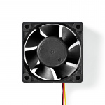 Nedis DC Fan | DC | Fan size: 60 mm | 3-Pin | 32.3 dBA | Black