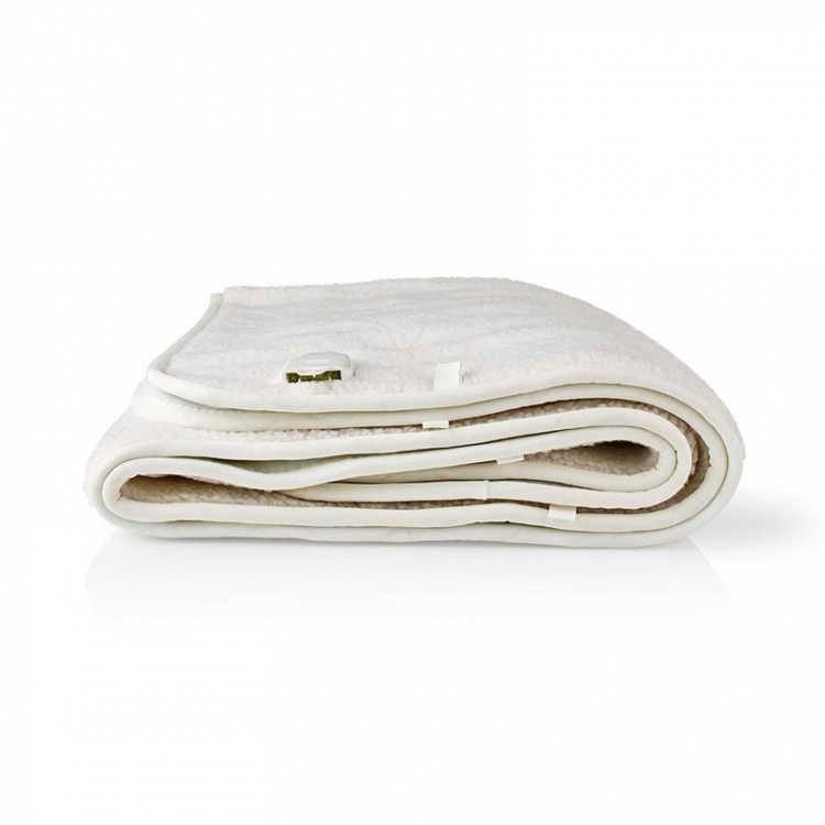 Nedis Electric Blanket | Underblanket | 1 Person | 150 x 80 cm | 3 Heat Settings | Washable | Overheating protection | Polyester / Synthetic