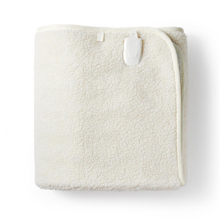 Nedis Electric Blanket | Underblanket | 1 Person | 150 x 80 cm | 3 Heat Settings | Washable | Overheating protection | Polyester / Synthetic