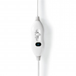 Nedis Electric Blanket | Underblanket | 1 Person | 150 x 80 cm | 3 Heat Settings | Washable | Overheating protection | Polyester / Synthetic