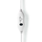 Nedis Electric Blanket | Underblanket | 1 Person | 150 x 80 cm | 3 Heat Settings | Washable | Overheating protection | Polyester / Synthetic