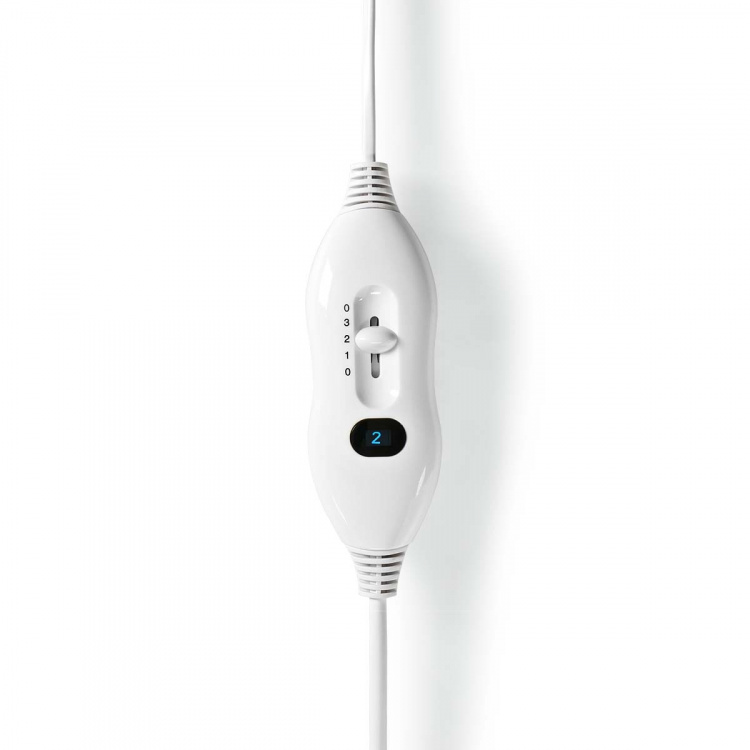 Nedis Electric Blanket | Underblanket | 1 Person | 150 x 80 cm | 3 Heat Settings | Washable | Overheating protection | Polyester / Synthetic