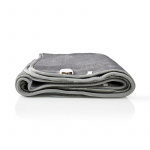 Nedis Electric Blanket | Underblanket | 1 Person | 150 x 80 cm | 9 Heat Settings | Washable | Overheating protection | Digital control | Fleece / Polyester