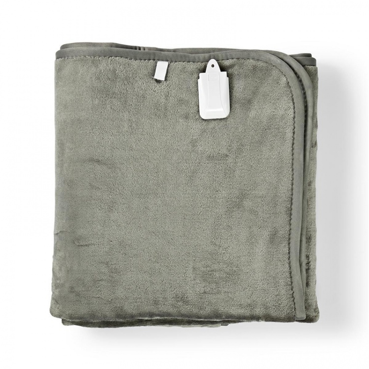 Nedis Electric Blanket | Underblanket | 1 Person | 150 x 80 cm | 9 Heat Settings | Washable | Overheating protection | Digital control | Fleece / Polyester