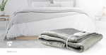 Nedis Electric Blanket | Underblanket | 1 Person | 150 x 80 cm | 9 Heat Settings | Washable | Overheating protection | Digital control | Fleece / Polyester