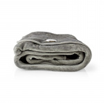 Nedis Electric Blanket | Overblanket | 1 Person | 180 x 130 cm | 9 Heat Settings | 9 h | Washable | Overheating protection | Digital control | Fleece