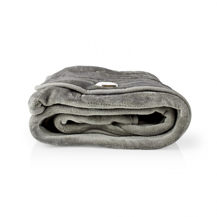 Nedis Electric Blanket | Overblanket | 1 Person | 180 x 130 cm | 9 Heat Settings | 9 h | Washable | Overheating protection | Digital control | Fleece