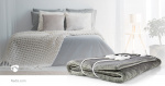 Nedis Electric Blanket | Underblanket | 2 Persons | 160 x 140 cm | 9 Heat Settings | 9 h | Washable | Overheating protection | Digital control | Fleece / Polyester