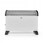 Nedis Convection Heater | 2000 W | 3 Heat Settings | Adjustable thermostat | Fall over protection | Integrated handle(s) | White Nedis Convection Heater | 2000 W | 3 Heat Settings | Adjustable thermostat | Fall over protection | Integrated handle(s) | White