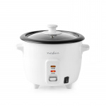 Nedis Rice Cooker | 0.6 l | 300 W | Aluminum Steamer | Non stick coating | Removable bowl | Auto shut-off Nedis Rice Cooker | 0.6 l | 300 W | Aluminum Steamer | Non stick coating | Removable bowl | Auto shut-off