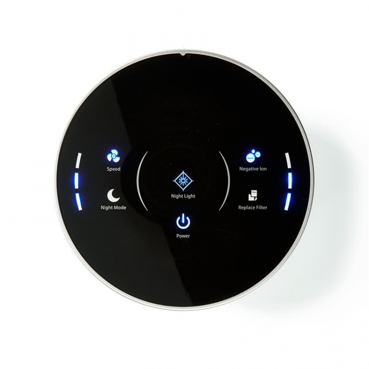 Nedis Air Purifier | Suitable for space up to: 20 m² | Clean Air Delivery Rate (CADR): 130 m³/h | Air quality indicator | White