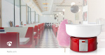 Nedis Candy Floss Machine | 500 W | Red / White